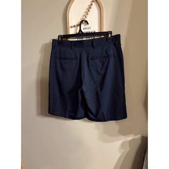 Men’s Adidas Climalite Navy Blue Shorts Size 34 - Picture 2 of 3